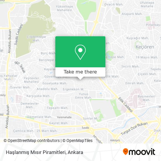Haşlanmış Mısır Piramitleri map