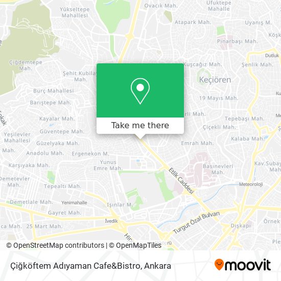 Çiğköftem Adıyaman Cafe&Bistro map