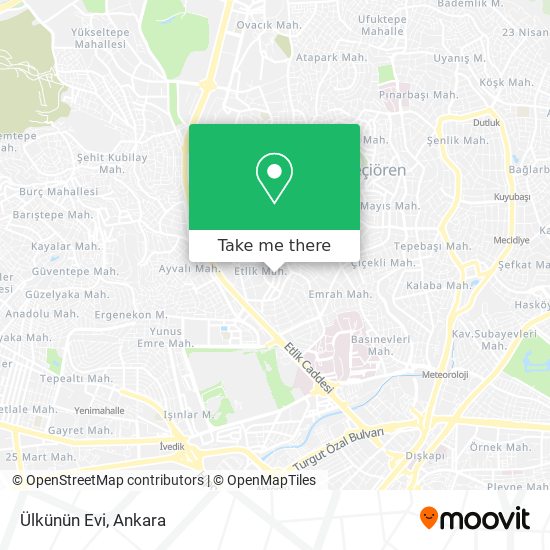 Ülkünün Evi map