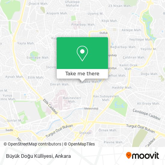 Büyük Doğu Külliyesi map