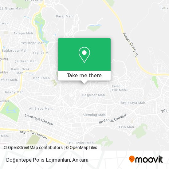 Doğantepe Polis Lojmanları map