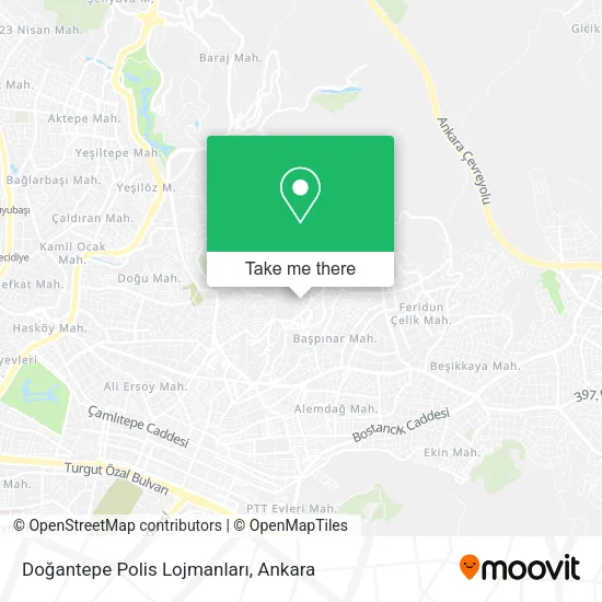 Doğantepe Polis Lojmanları map