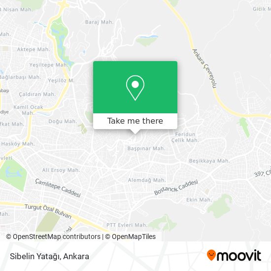 Sibelin Yatağı map