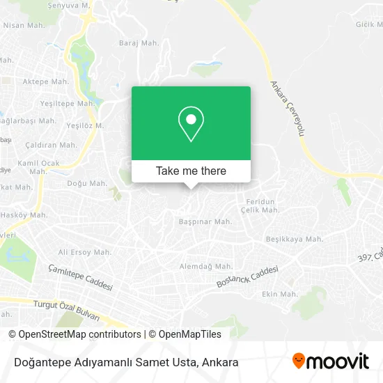 Doğantepe Adıyamanlı Samet Usta map