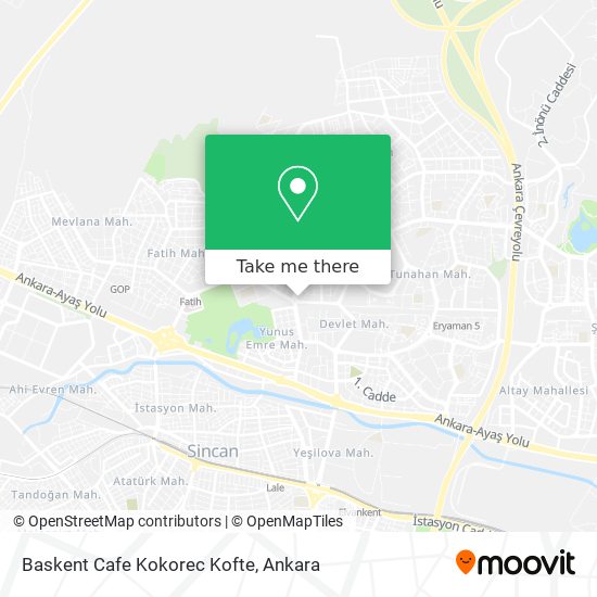 Baskent Cafe Kokorec Kofte map
