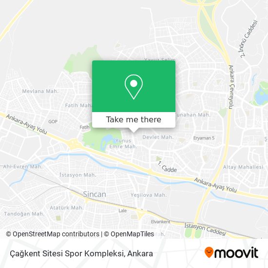 Çağkent Sitesi Spor Kompleksi map
