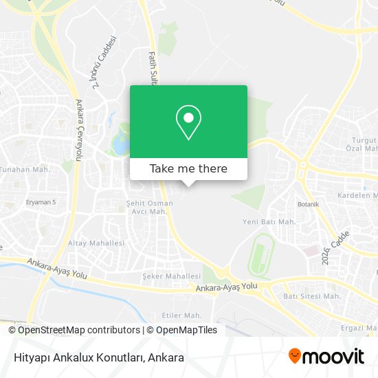 Hityapı Ankalux Konutları map