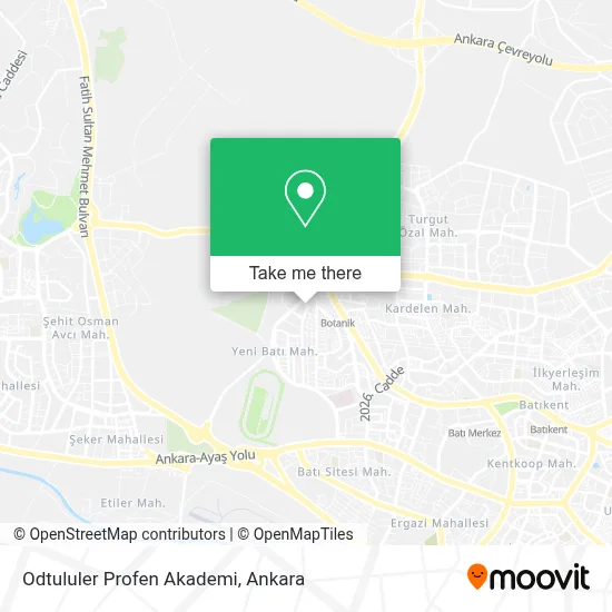 Odtululer Profen Akademi map