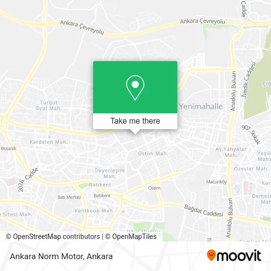 Ankara Norm Motor map