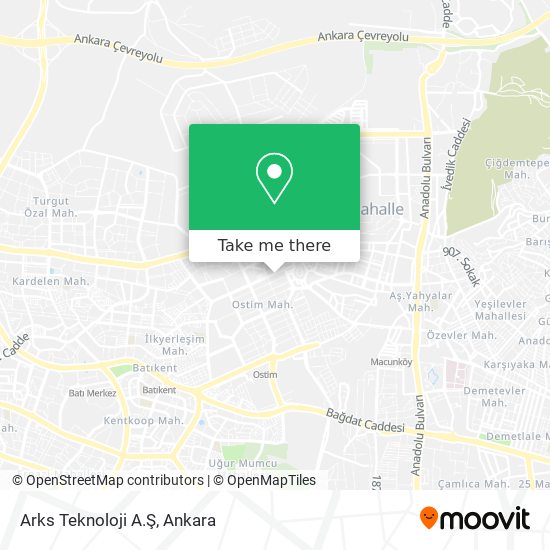 Arks Teknoloji A.Ş map