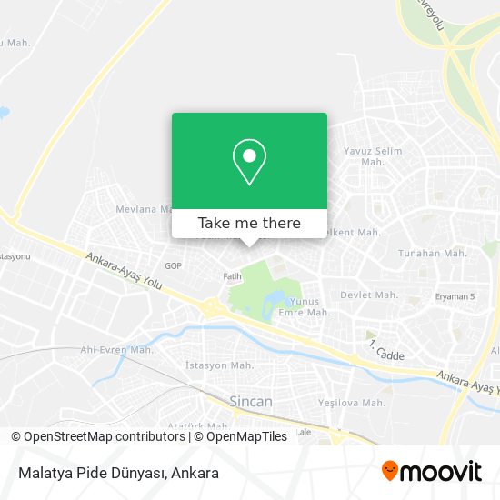 Malatya Pide Dünyası map