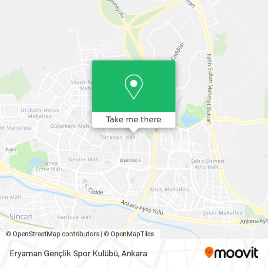 Eryaman Gençlik Spor Kulübü map