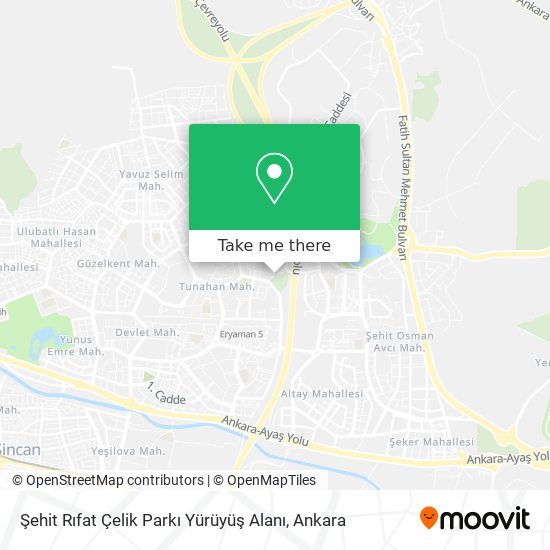 Şehit Rıfat Çelik Parkı Yürüyüş Alanı map