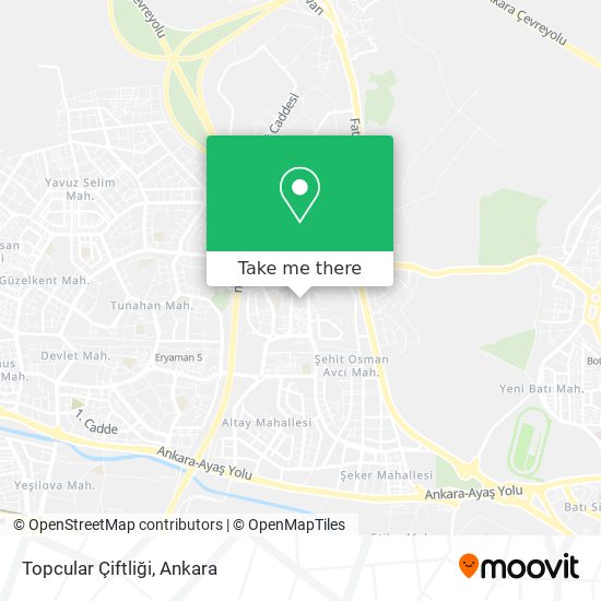 Topcular Çiftliği map