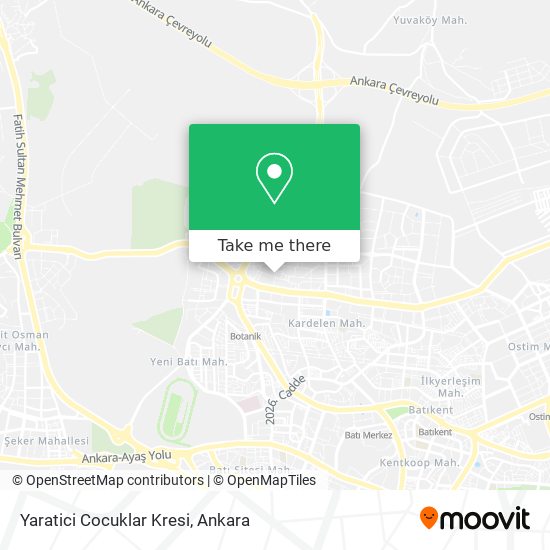 Yaratici Cocuklar Kresi map
