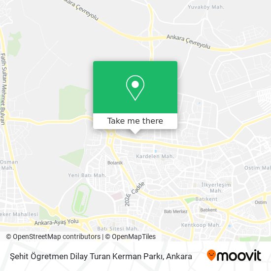 Şehit Ögretmen Dilay Turan Kerman Parkı map