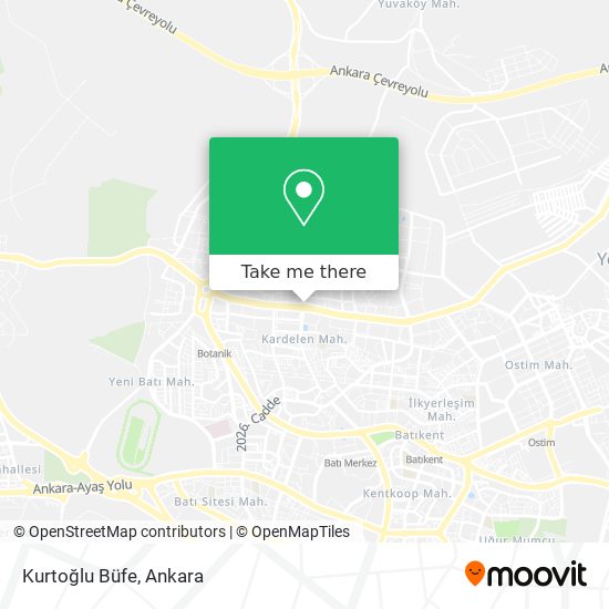 Kurtoğlu Büfe map