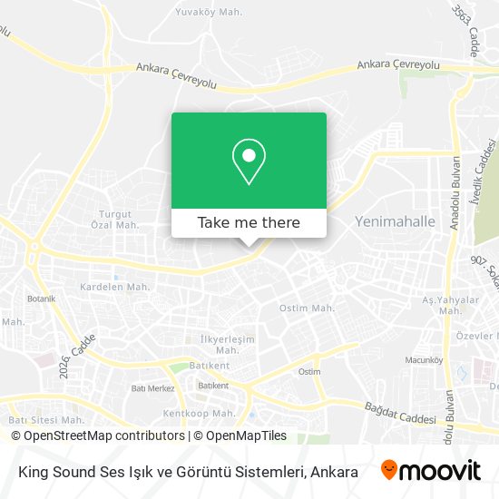 King Sound Ses Işık ve Görüntü Sistemleri map