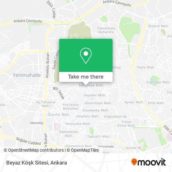 Beyaz Köşk Sitesi map