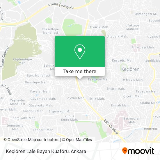 Keçiören Lale Bayan Kuaförü map