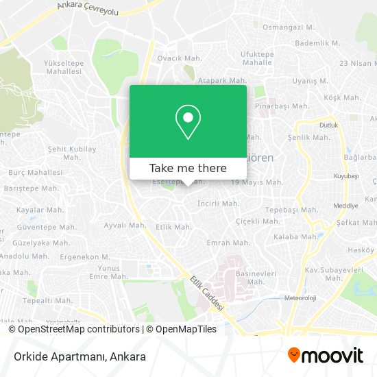 Orkide Apartmanı map