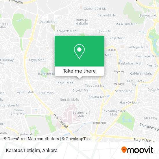 Karataş İletişim map
