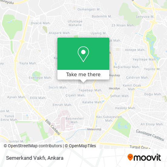 Semerkand Vakfı map