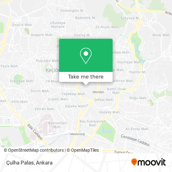 Çulha Palas map