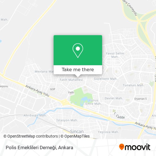 Polis Emeklileri Derneği map