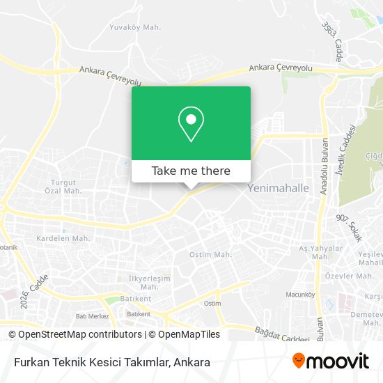 Furkan Teknik Kesici Takımlar map