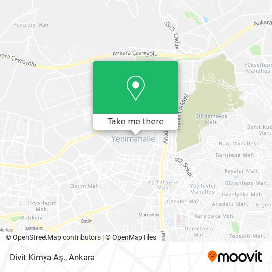 Divit Kimya Aş. map