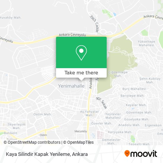 Kaya Silindir Kapak Yenileme map