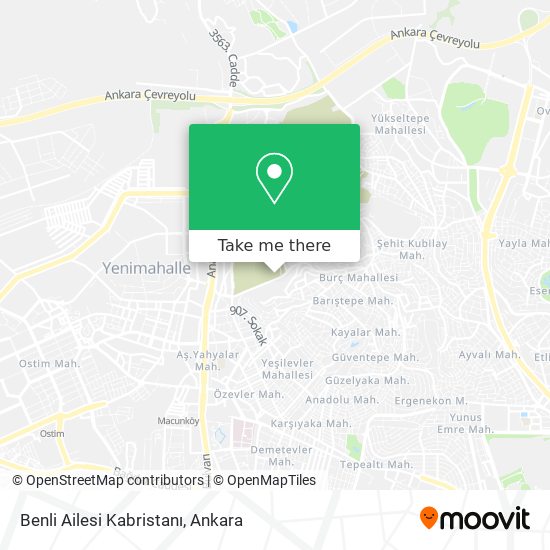 Benli Ailesi Kabristanı map