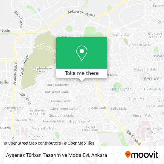 Ayşenaz Türban Tasarım ve Moda Evi map