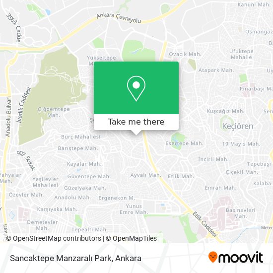 Sancaktepe Manzaralı Park map