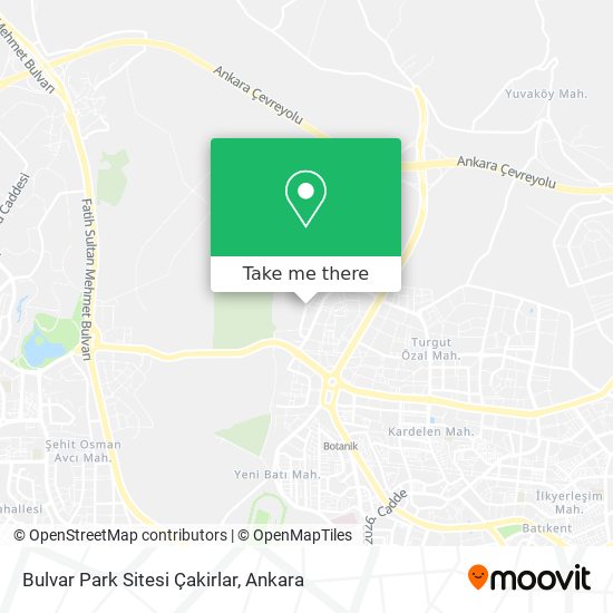 Bulvar Park Sitesi Çakirlar map