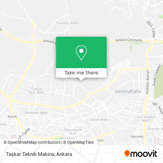 Taşkar Teknik Makina map