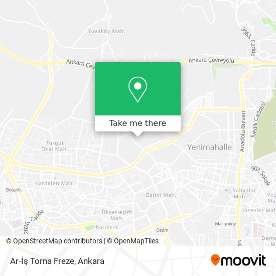 Ar-İş Torna Freze map
