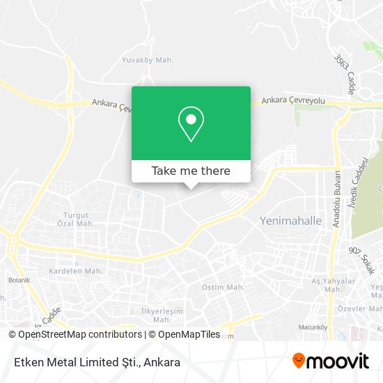 Etken Metal Limited Şti. map