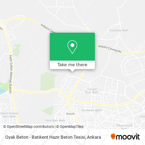 Oyak Beton - Batıkent Hazır Beton Tesisi map