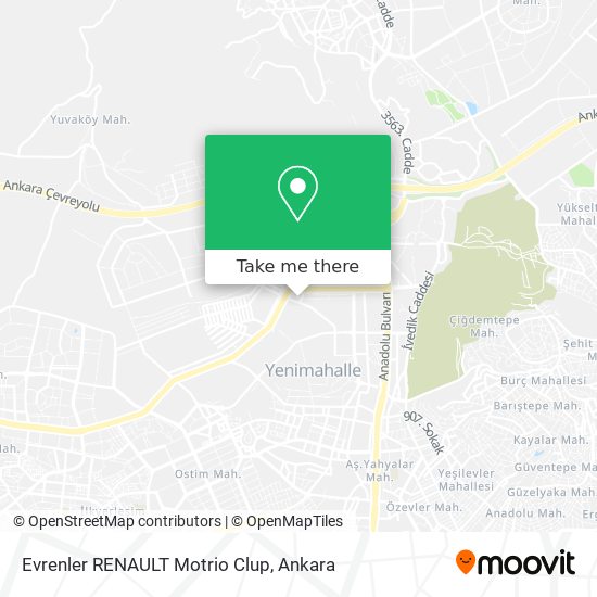 Evrenler RENAULT Motrio Clup map