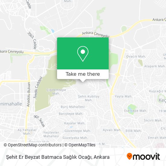 Şehit Er Beyzat Batmaca Sağlık Ocağı map