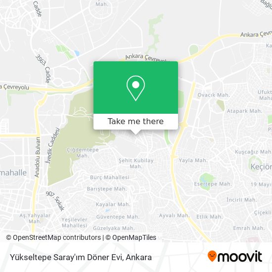 Yükseltepe Saray'ım Döner Evi map