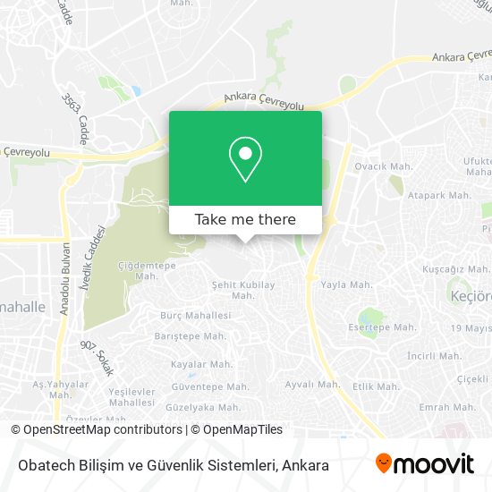 Obatech Bilişim ve Güvenlik Sistemleri map