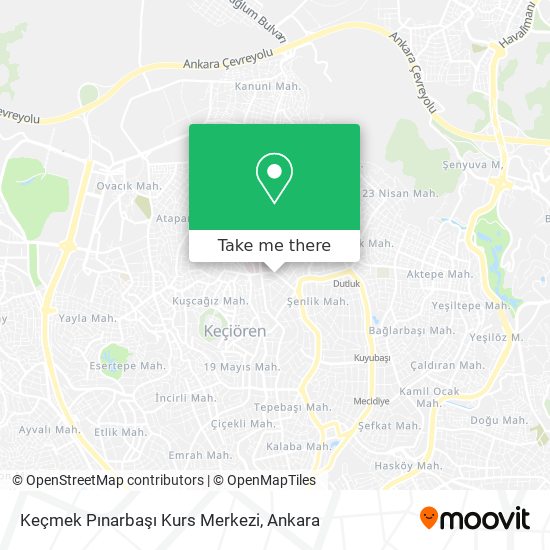 Keçmek Pınarbaşı Kurs Merkezi map
