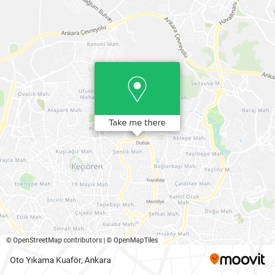 Oto Yıkama Kuaför map