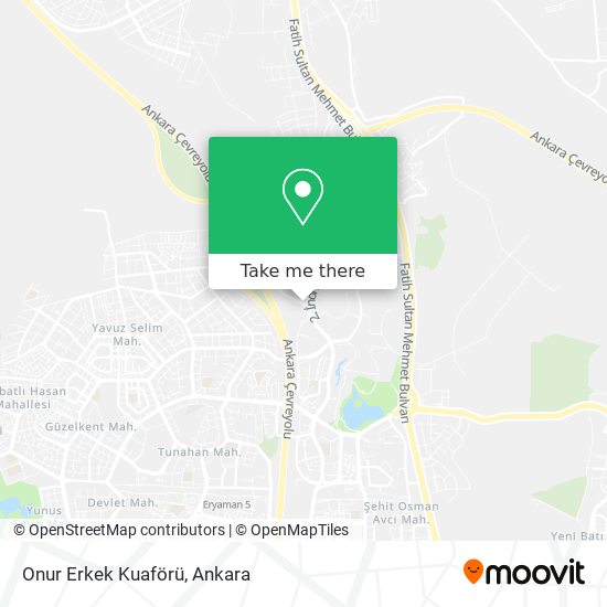 Onur Erkek Kuaförü map