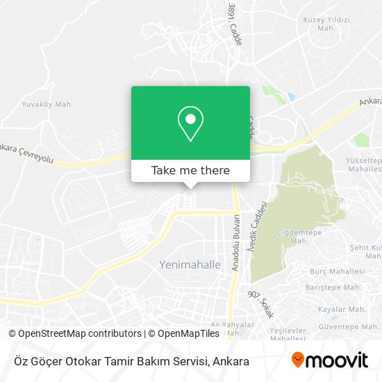 Öz Göçer Otokar Tamir Bakım Servisi map