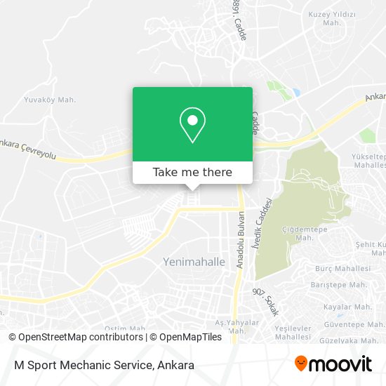 M Sport Mechanic Service map