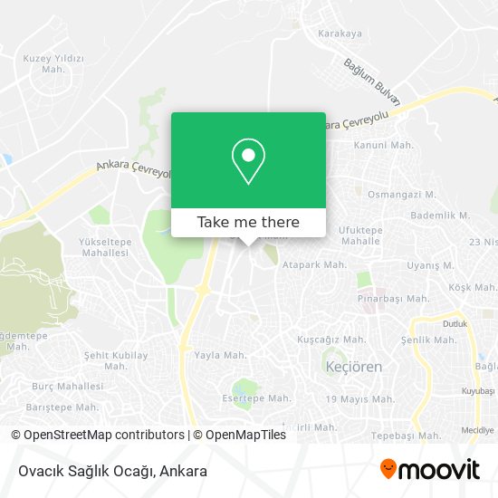 Ovacık Sağlık Ocağı map